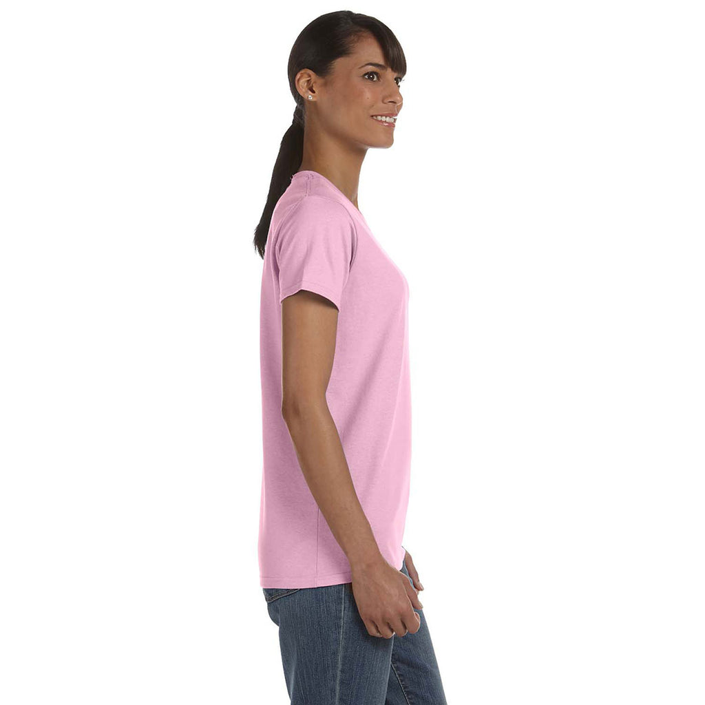 Gildan Women's Light Pink 5.3 oz. T-Shirt