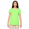 Gildan Women's Neon Green 5.3 oz. T-Shirt