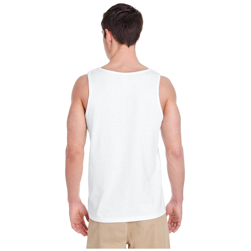 Gildan Men's White Heavy Cotton 5.3 oz. Tank