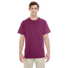 Gildan Men's Maroon Heavy Cotton 5.3 oz. Pocket T-Shirt