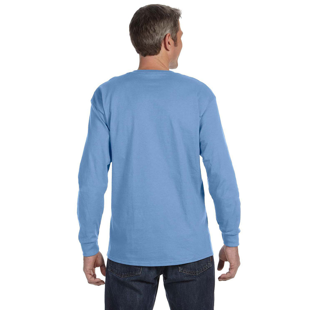 Gildan Men's Carolina Blue 5.3 oz. Long Sleeve T-Shirt