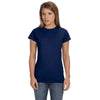 Gildan Women's Navy Softstyle 4.5 oz. Fitted T-Shirt