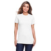 Gildan Women's White Softstyle CVC T-Shirt