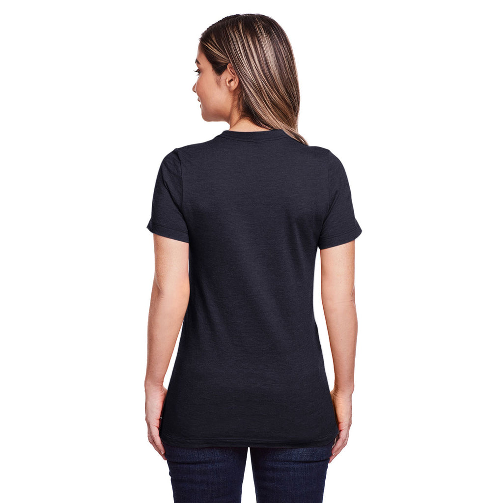 Gildan Women's Navy Mist Softstyle CVC T-Shirt