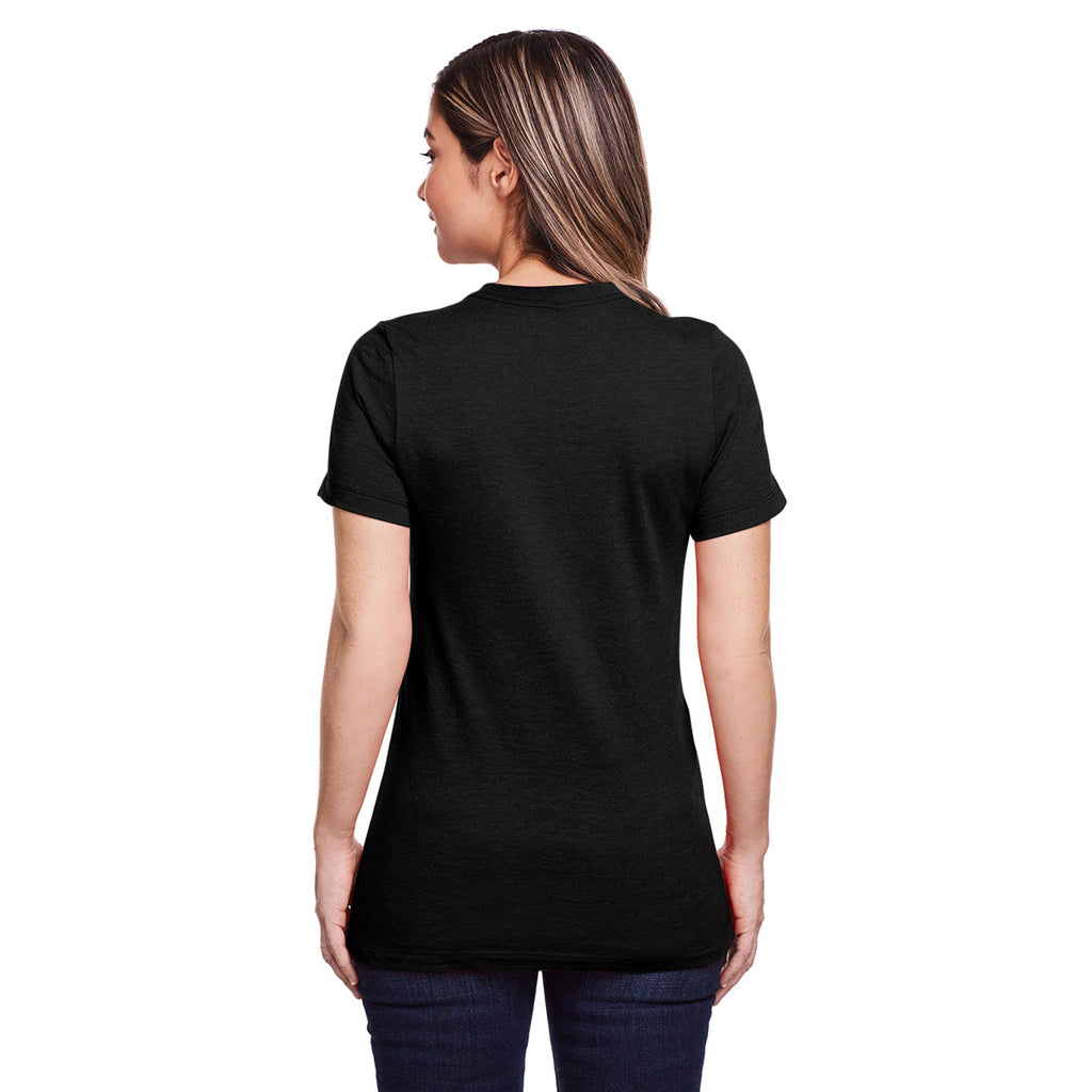 Gildan Women's Pitch Black Softstyle CVC T-Shirt