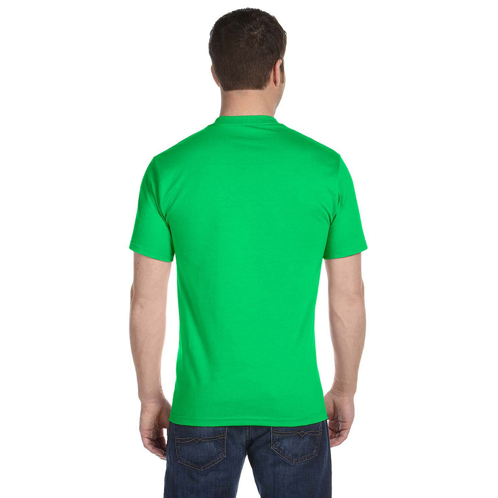 Gildan Unisex Electric Green 5.5 oz. 50/50 T-Shirt