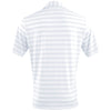 Greg Norman Men's White LAB Stripe Polo