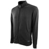 Greg Norman Men's Black/Heather Lab Full Zip Jacket