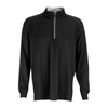 Greg Norman Men's Black Play Dry 1/4-Zip Performance Mock