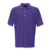 Greg Norman Men's Purple Play Dry Performance Mesh Polo