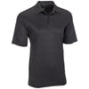 Greg Norman Men's Black Microlux Cart Print Polo