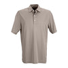 Greg Norman Men's Almond Play Dry ML75 Tonal Stripe Polo