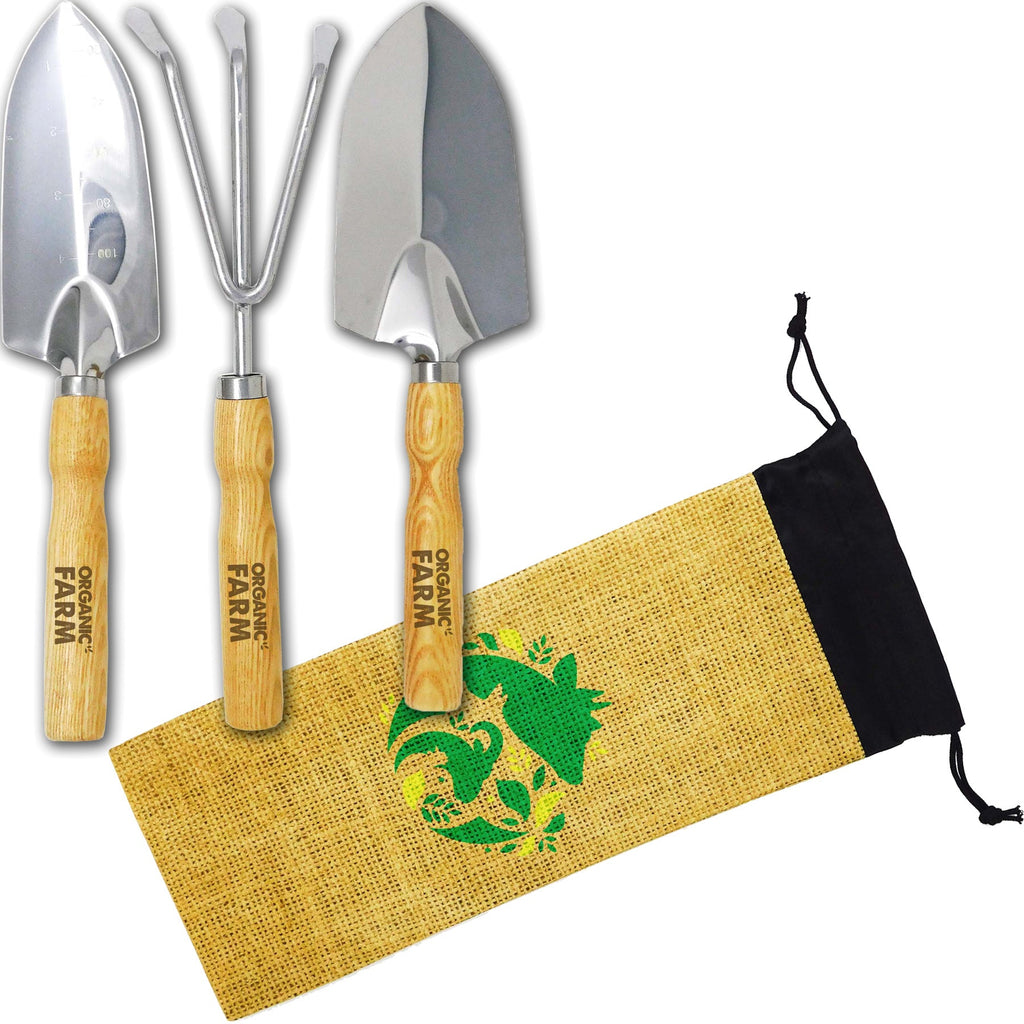 Beacon Natural Evergreen 3 Piece Garden Tool Set