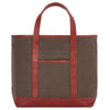Holderness & Bourne Scotch Green The Travis Tote Bag Cotton Twill