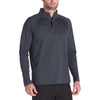 UNRL Men's Iron Plaid Highlands Quarter Zip