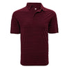 Levelwear Men's Heather Maroon Sway Polo