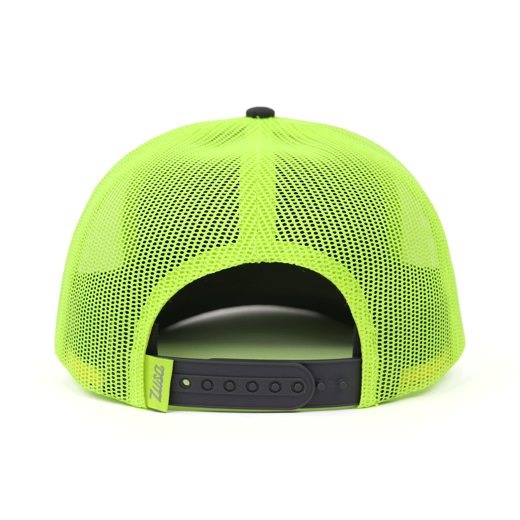 48-Hour Zusa High Vis/Charcoal Open Road Trucker Cap