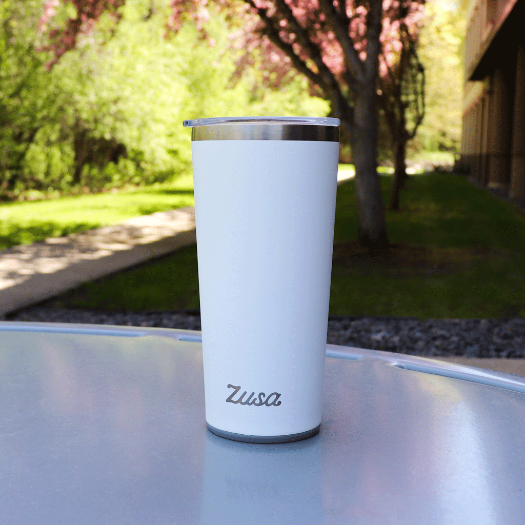 48-Hour Zusa White Commuter Tumbler 20 oz