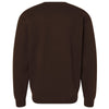 Independent Trading Co. Men's Brown Heavyweight Crewneck Sweatshirt