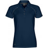 Stormtech Women's True Navy/Granite Piranha Performance Polo