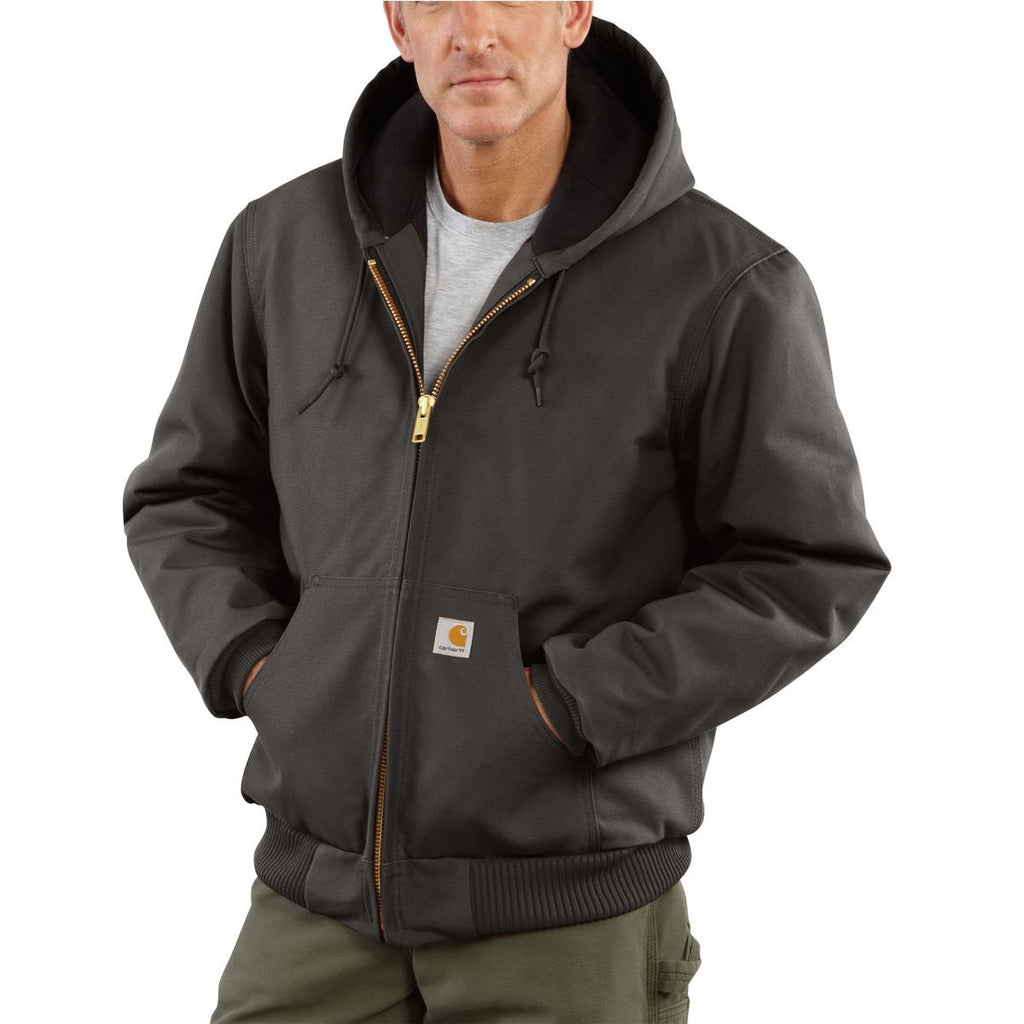 Carhartt Men's Gravel Quilted Flannel Lined Duck Active Jacket