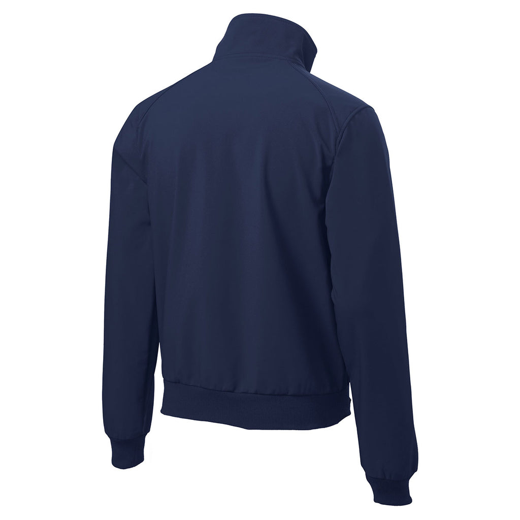 Port Authority Men's Navy Soft Shell Bomber Jacket