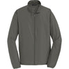 Port Authority Men's Grey Steel Zephyr Full-Zip Jacket