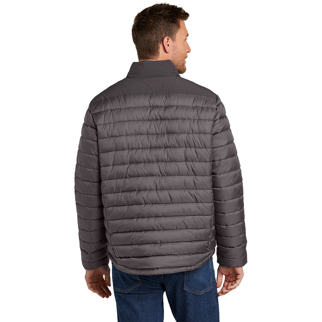 Port Authority Men's Deep Smoke/Grey Smoke Horizon Puffy Jacket