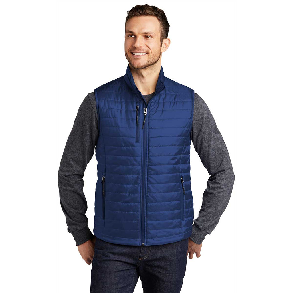 Port Authority Men's Cobalt Blue Packable Puffy Vest