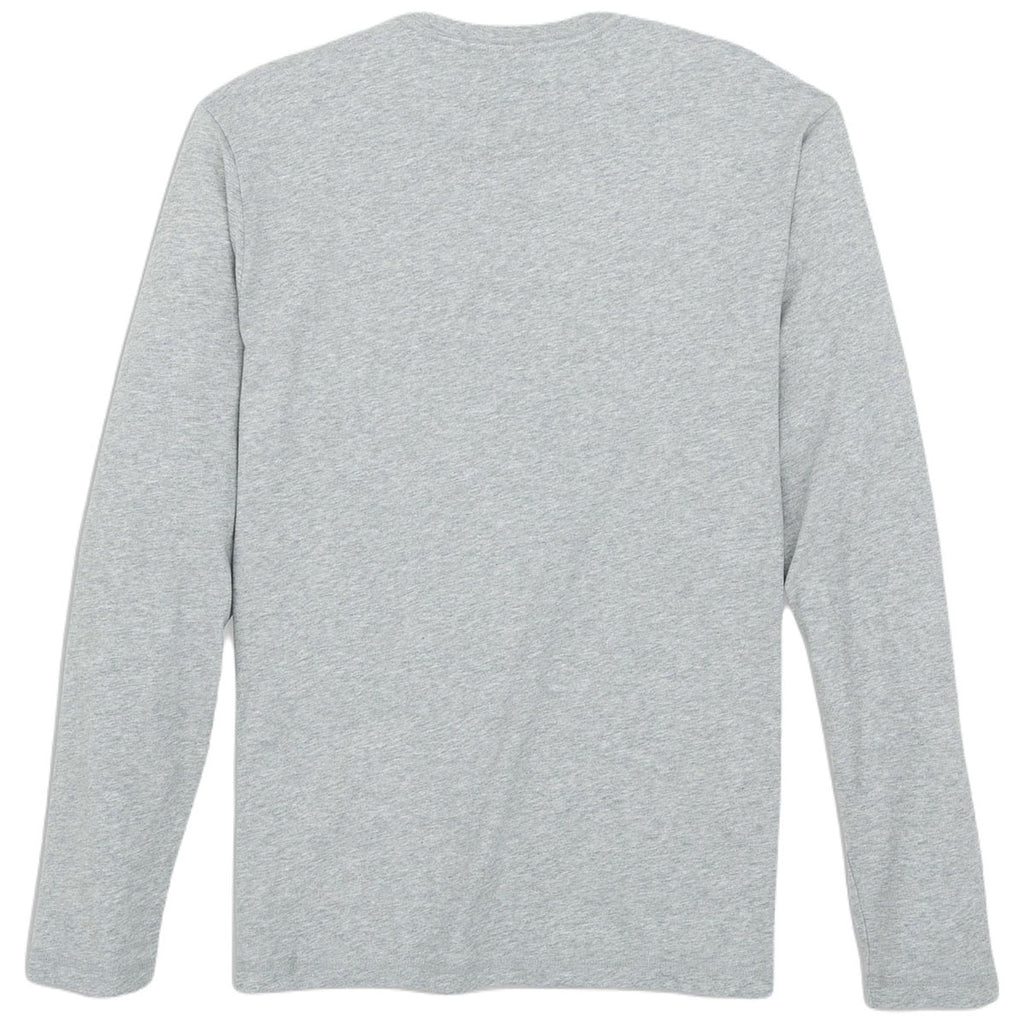 Johnnie-O Men's Heather Grey Heathered Brennan Long Sleeve T-Shirt