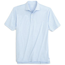 Johnnie-O Men's Gulf Blue Lyndonn Striped Jersey Performance Polo