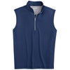 Johnnie-O Men's Navy Dave 1/4 Zip Performance Vest