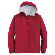 Port Authority Men's Red/Light Oxford Team Jacket