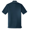 Port Authority Men's River Blue Navy/White Dry Zone UV Micro-Mesh Tipped Polo