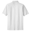 Port Authority Men's White S/S Cotton Pique Knit Polo