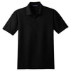 Port Authority Men's Black Stain-Resistant Polo