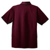 Port Authority Men's Maroon/Black Dry Zone Colorblock Ottoman Polo