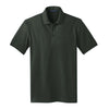 Port Authority Men's Grey Smoke Stretch Pique Polo