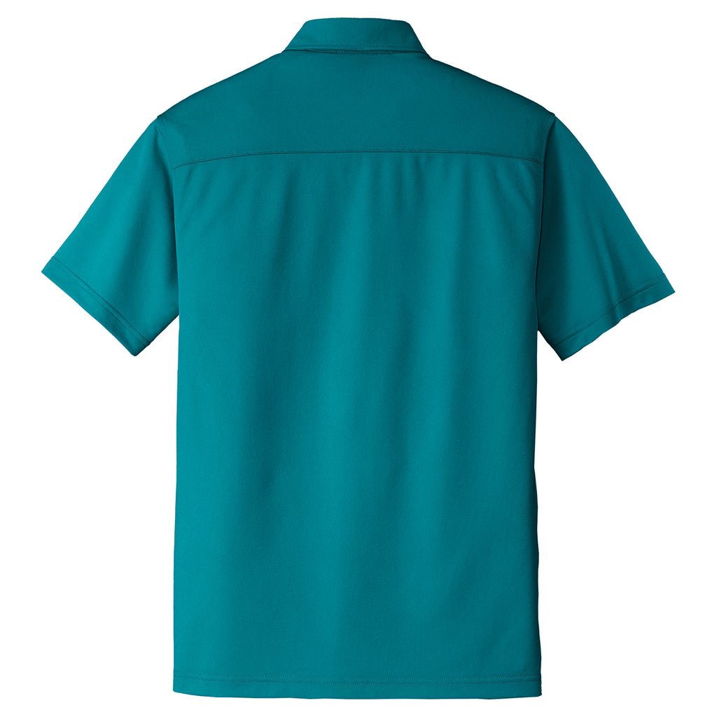 Port Authority Men's Dark Teal Dimension Polo