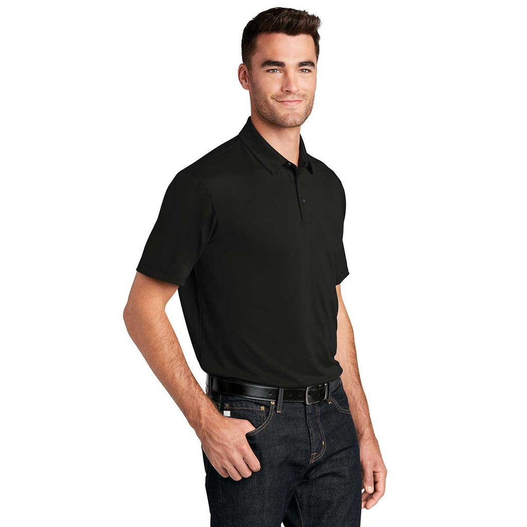 Port Authority Men's Black UV Choice Pique Polo