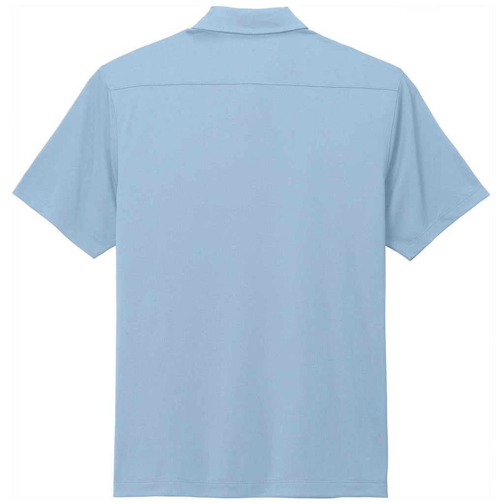 Port Authority Men's Cloud Blue UV Choice Pique Polo