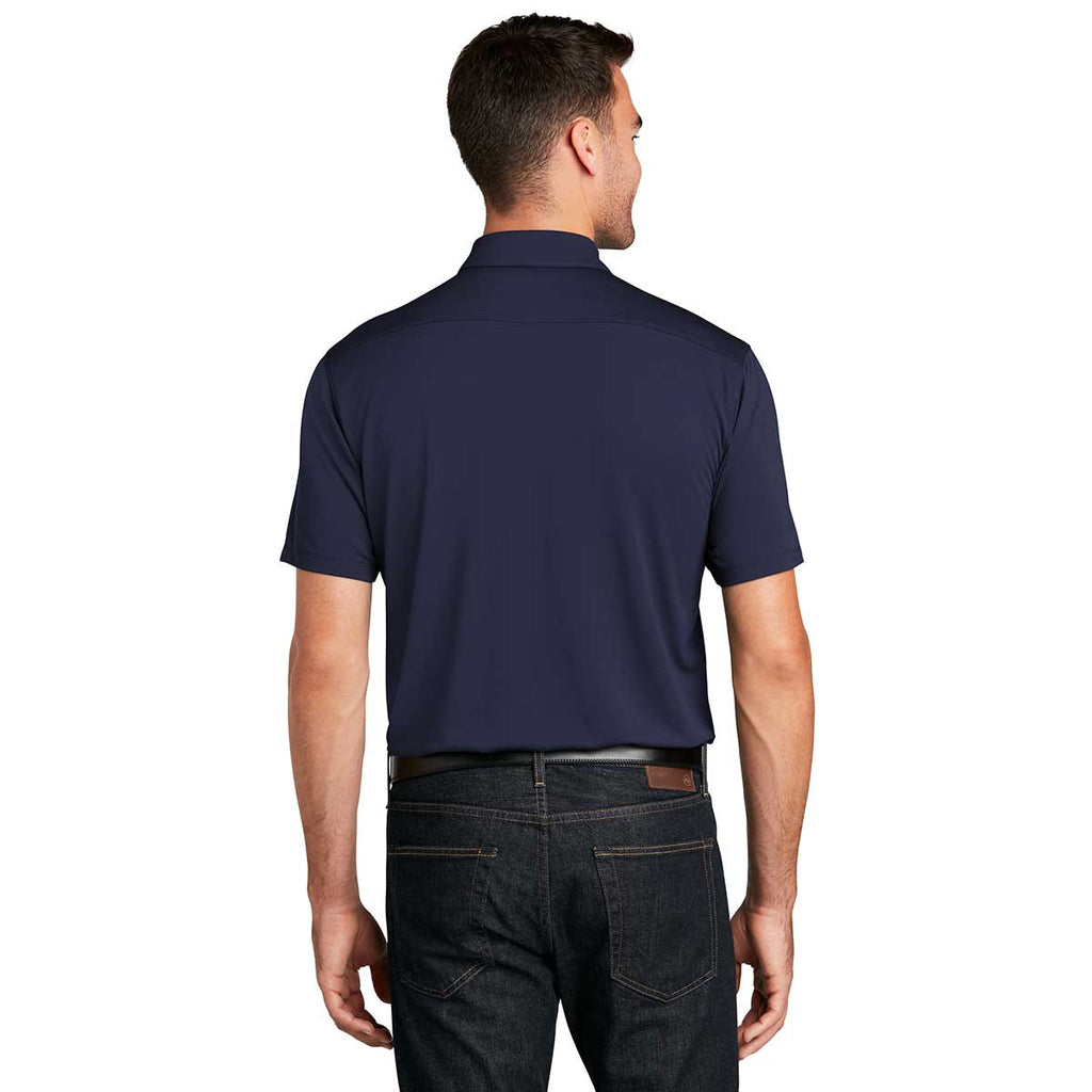 Port Authority Men's True Navy UV Choice Pique Polo