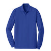 Port Authority Men's True Royal Ezcotton Long Sleeve Polo