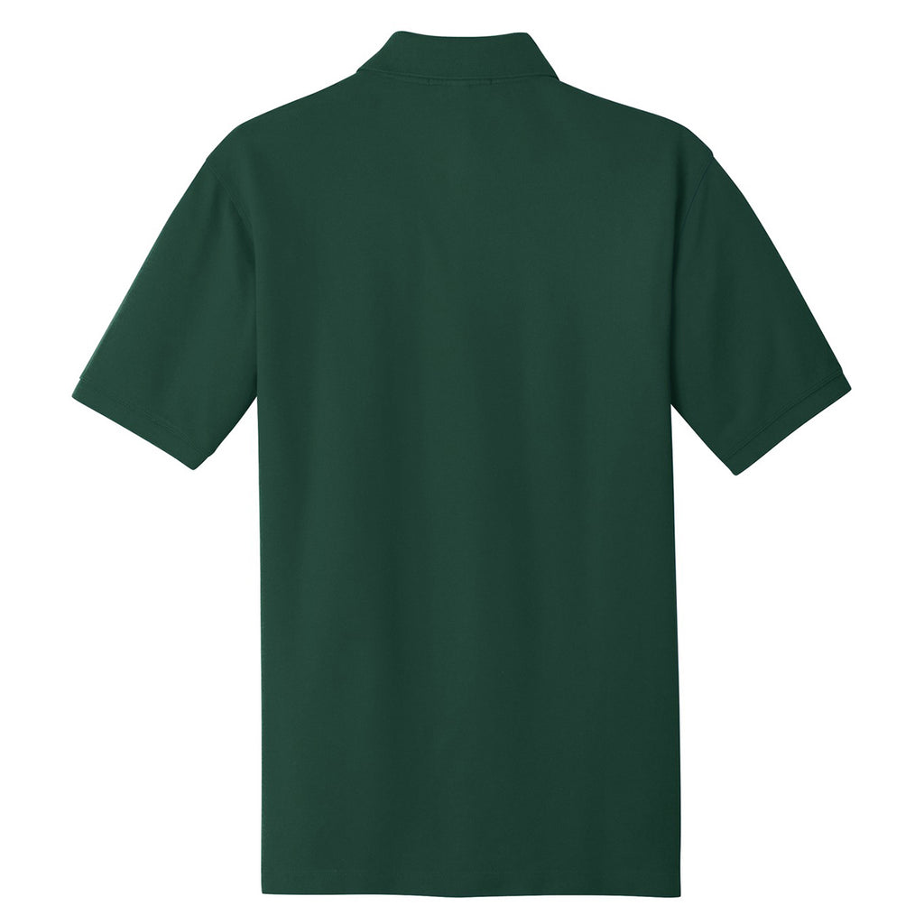 Port Authority Men's Green Glen Ezcotton Polo