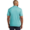 Port Authority Men's Dark Teal Heather Fine Pique Blend Polo