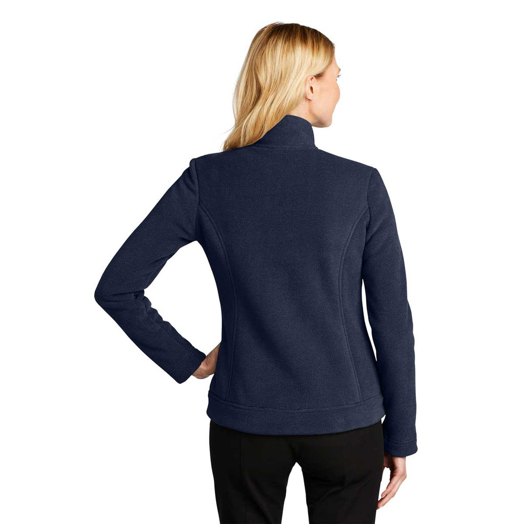 Port Authority Women's Insignia Blue/River Blue Navy Ultra Warm Brushed Fleece Jacket