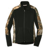 Port Authority Women's Black/Realtree Xtra Camouflage Microfleece Full-Zip Jacket