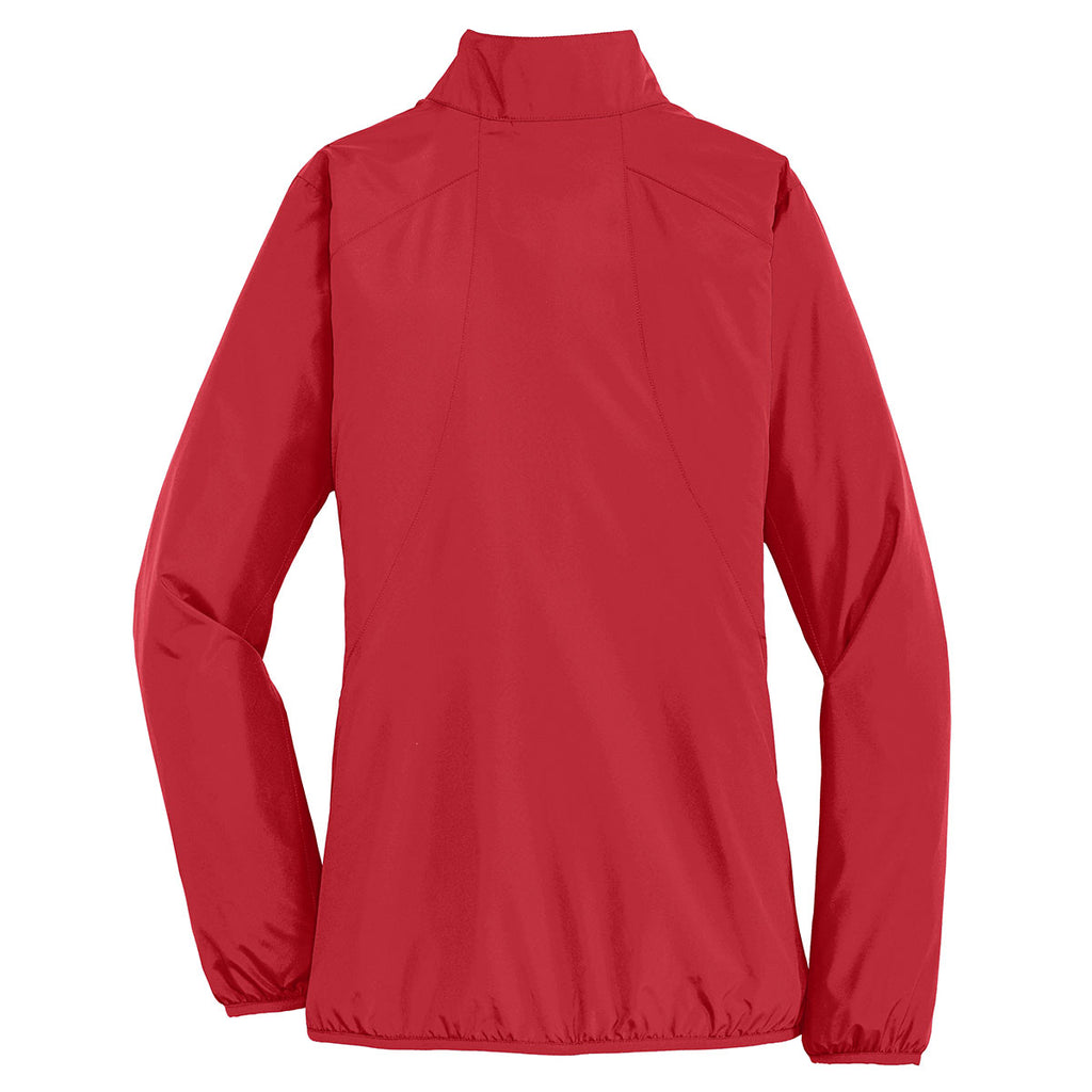 Port Authority Women's Rich Red Zephyr Full-Zip Jacket