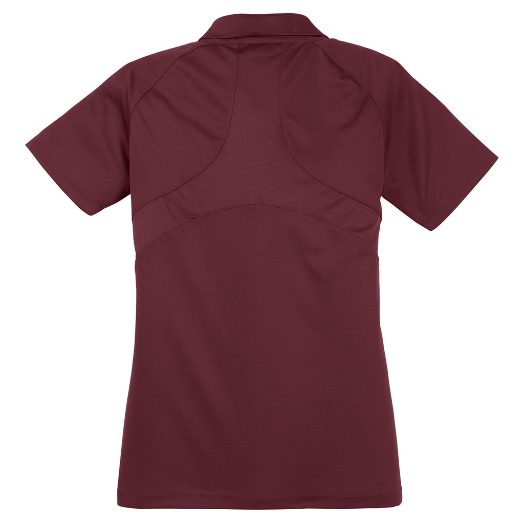 Sport-Tek Women's Maroon Dri-Mesh Pro Polo