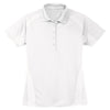 Sport-Tek Women's White Dri-Mesh Pro Polo